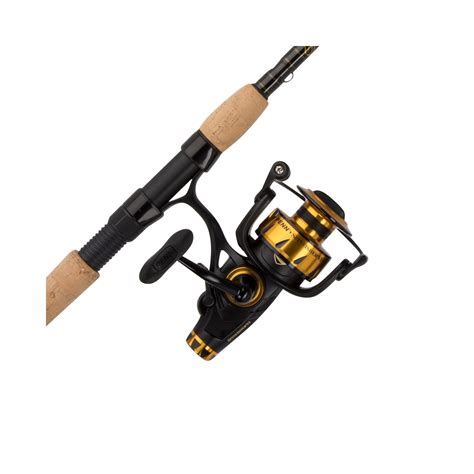 High composite graphite and glass blank for increased impact resistance. . Penn spinfisher combo